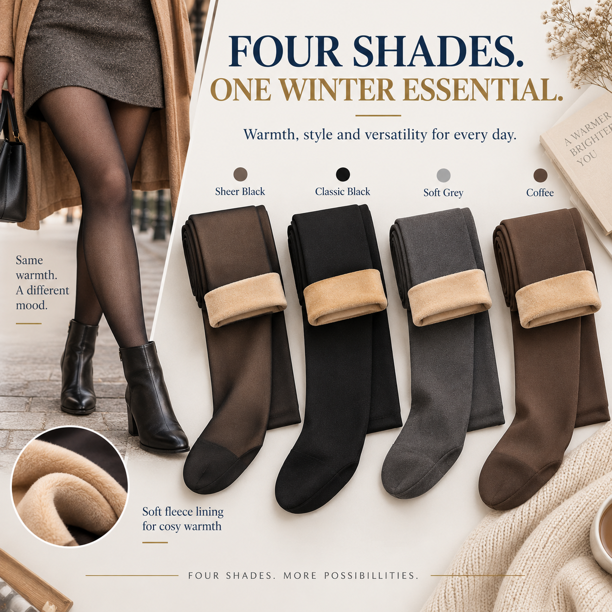 Aveline Rowe™ Kensington Fleece-Lined Tights